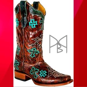 Women's Corral Brown Boots - Size 10